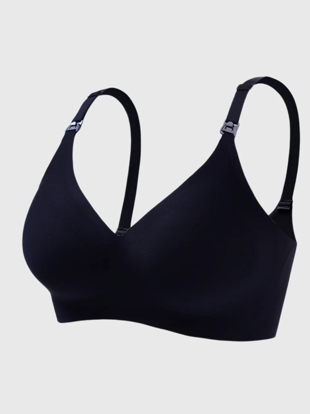 NWT Maternique Black Wireless Nursing Bra